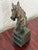 1980s Bronze Tone Horse Head Bookend For Sale - Image 6 of 8