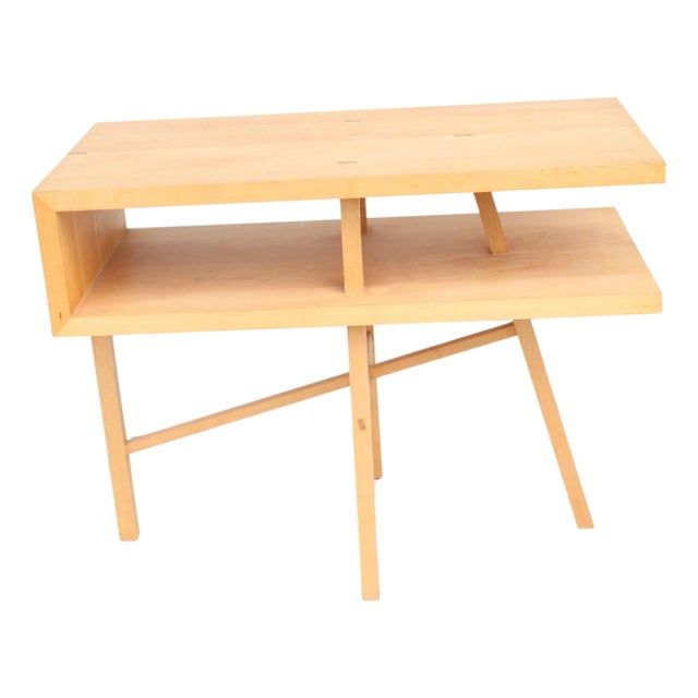 Late 20th Century Maple Rectangular Occasional Table By Richard Meier For Sale