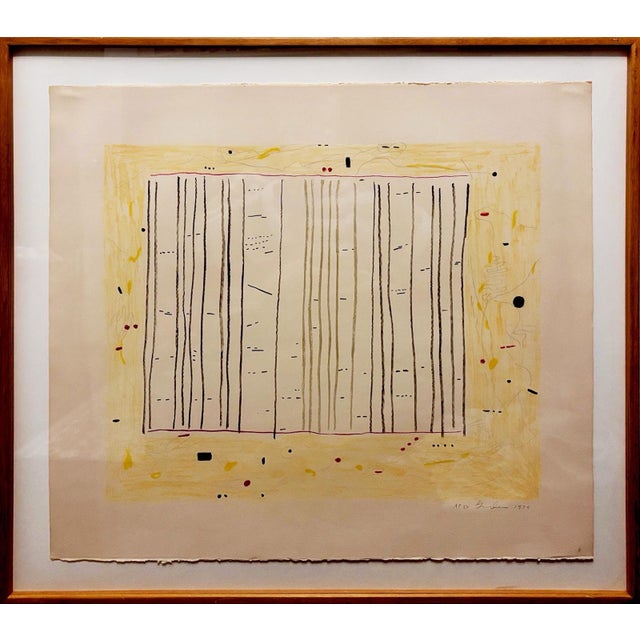 1979 Gene Davis "Yellow Jack" Signed Artist Proof Lithograph For Sale In Washington DC - Image 6 of 12
