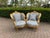 French 1940 European Louis XVI Gold Beech Sofa Set - 3 Pc For Sale - Image 3 of 18