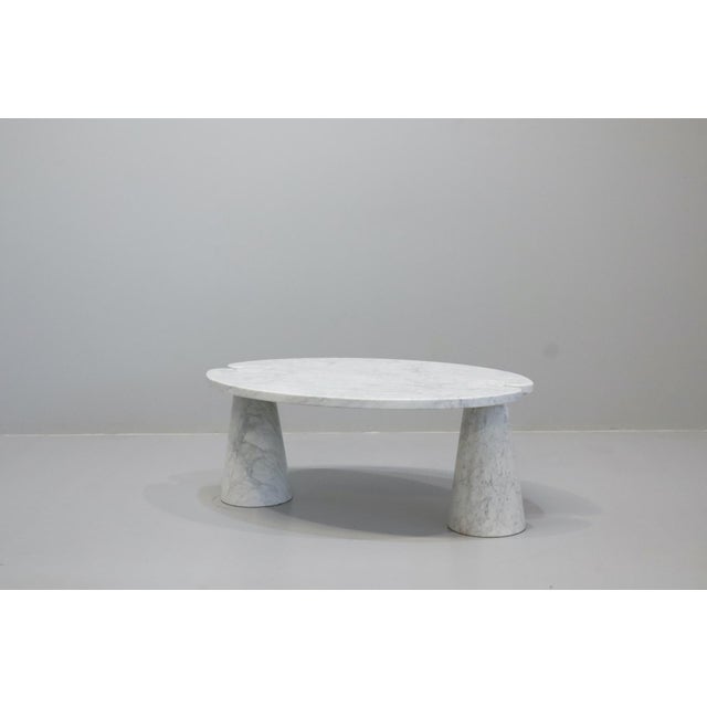 Vintage Carrara Coffee Table by Angelo Mangiarotti, 1975 For Sale - Image 9 of 18