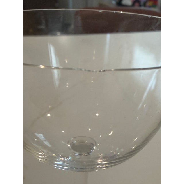 Mid-Century Modern Baccarat Perfection Crystal 4 7/8" Port Wine Glasses Set of 4 + Bonus (5 Total) Signed For Sale - Image 3 of 4