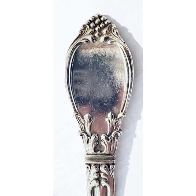 Antique Sterling Silver Serving Spoon, Jb Knowles For Sale - Image 4 of 7