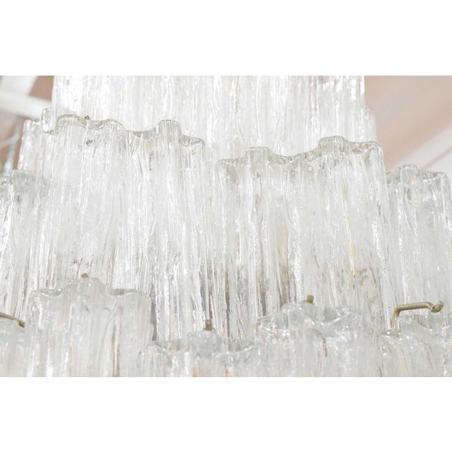 Mid-Century Modern 1960s Large Venini Tronchi Chandelier For Sale - Image 3 of 9