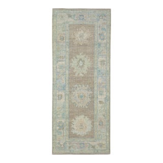 Turkish Oushak Runner Rug 2'9" x 6'10" #17531 For Sale