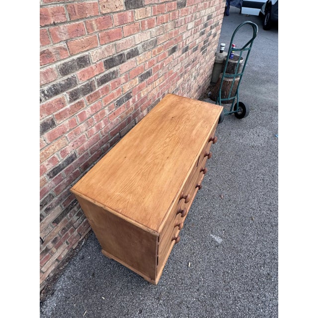Wood 19th Century English Pine Chest of Drawers For Sale - Image 7 of 13