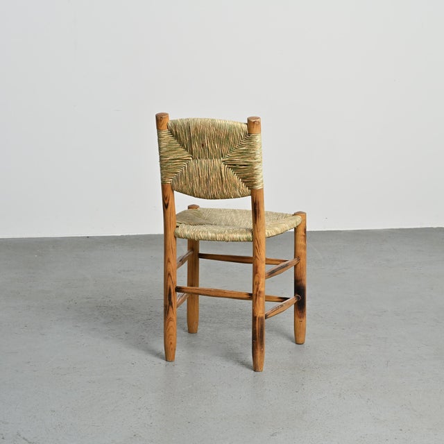 Wood Bauche Chairs by Charlotte Perriand, 1960s, Set of 6 For Sale - Image 7 of 14