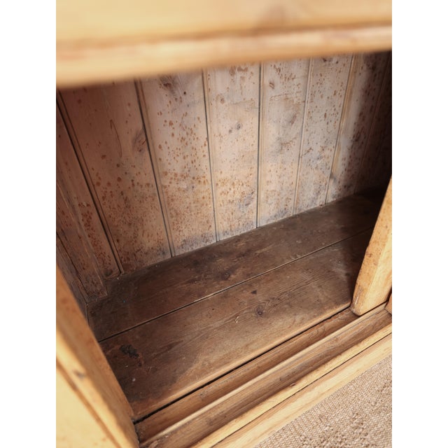 Antique English Pine Kitchen Dresser (Hutch) - Circa 1905 For Sale - Image 12 of 15