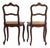 French Rococo Chairs with Viennese Caning, 1900, Set of 2 For Sale