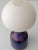 Mid-Century Modern Ceramic and Opaline Glass Table Lamp by Jaap Ravelli, 1950s For Sale - Image 4 of 12