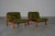 Lounge Chairs in Green Leather, Denmark, 1970s For Sale - Image 6 of 8