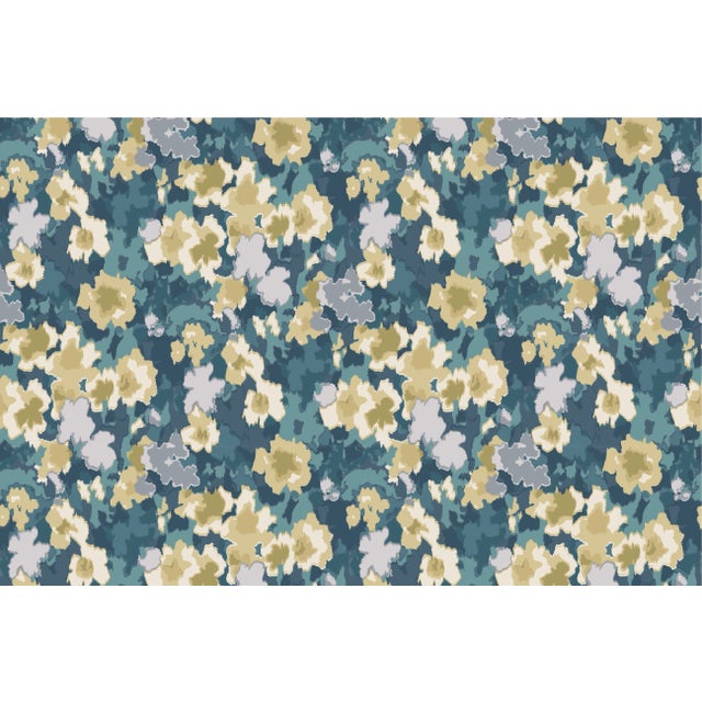 A 9.5" x 9.5" sample of Sissinghurst Amber Care Instructions: Pure Solvants Dry Cleaning