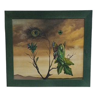 Gordon Faggetter, Surrealist Composition, 1975, Oil on Canvas, Framed For Sale