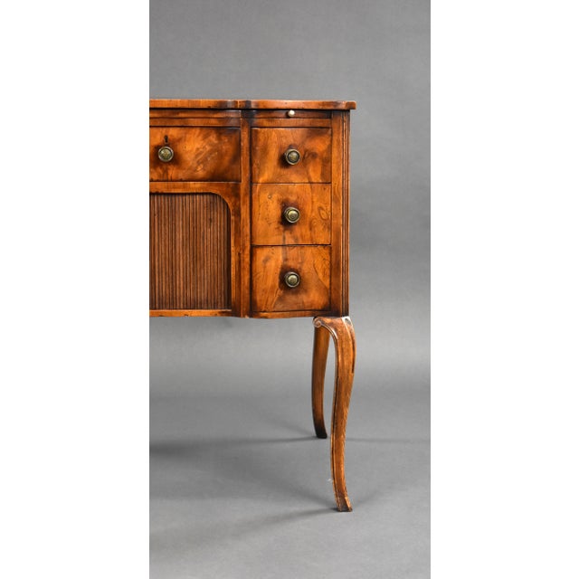 Yew Wood Chest with Slide, 1900s For Sale - Image 6 of 14