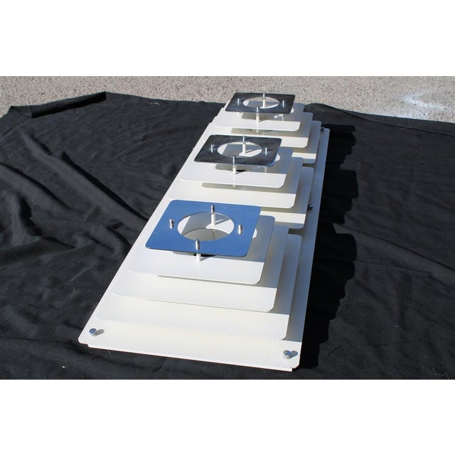 Sculptural Minimalisa Ceiling Light in Enamelled Metal, Italy, 1960s For Sale - Image 4 of 11