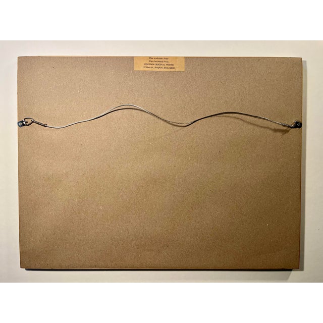 19th-Century Princeton University Hand-Colored Lithograph, Restored For Sale In Los Angeles - Image 6 of 8