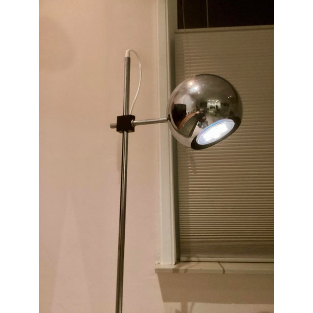 Black Vintage Globe Floor Lamp from Staff Leuchten, 1960 For Sale - Image 8 of 11