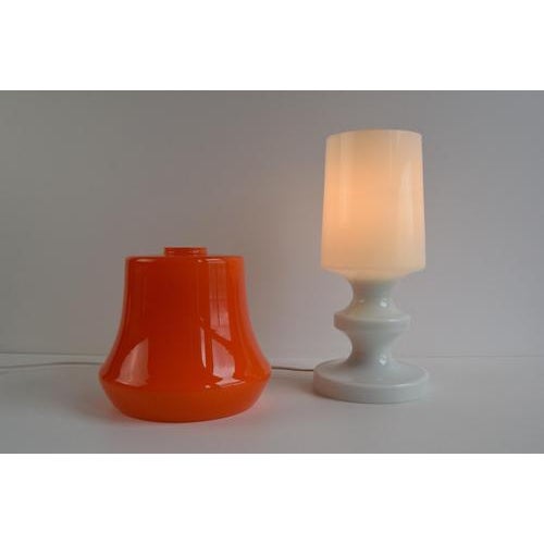 Mid-Century Glass Table Lamp attributed to Stepan Tabera, 1960s For Sale - Image 4 of 15