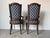Vintage French Country Louis XVI–Style Carved Wood Frame Dining Chairs – Set of 4 For Sale - Image 10 of 12