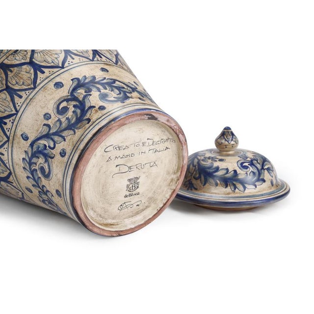 Blue Peacock Heritage Vase by deBlona For Sale - Image 13 of 16