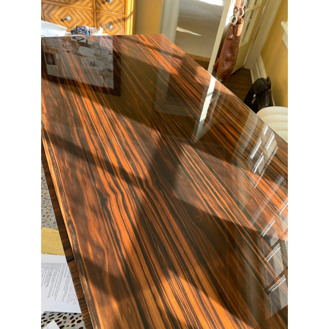 Wood Late 20th Century Art Deco Maxime Bureau Writing Desk For Sale - Image 7 of 7