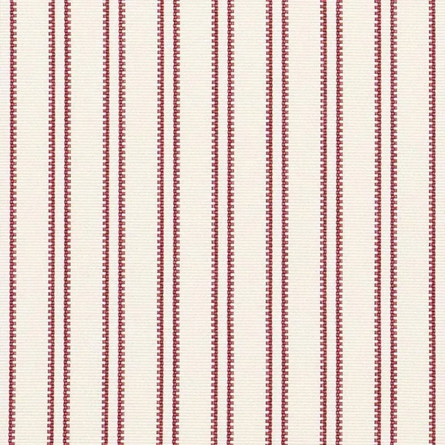 This stripe has delicate details and a charming, grosgrain-like ribbed texture. It's a hardwearing upholstery stripe that...