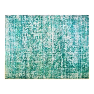 Vintage Hand Knotted Wool Rug, 9' X 12'2'' For Sale