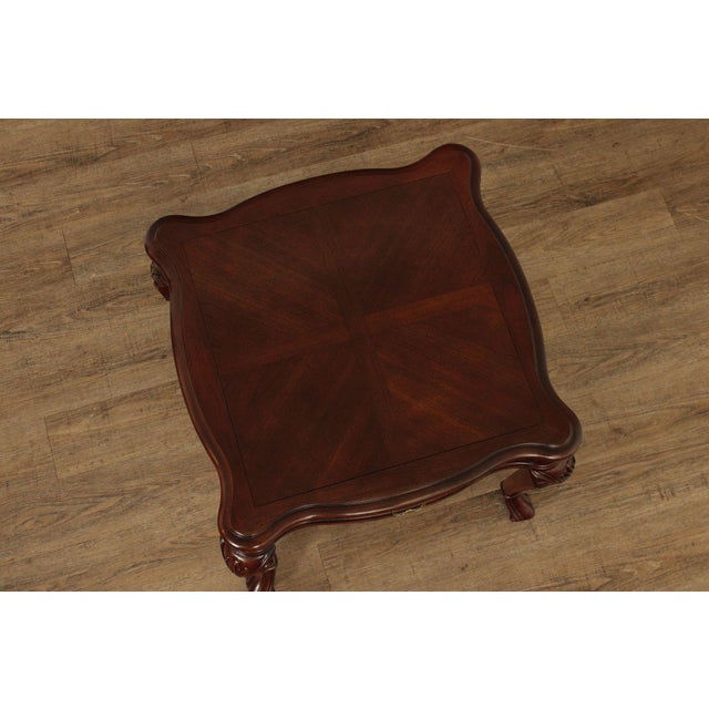 Late 20th Century Century Georgian Style Furniture Pair Of End Tables For Sale - Image 5 of 17
