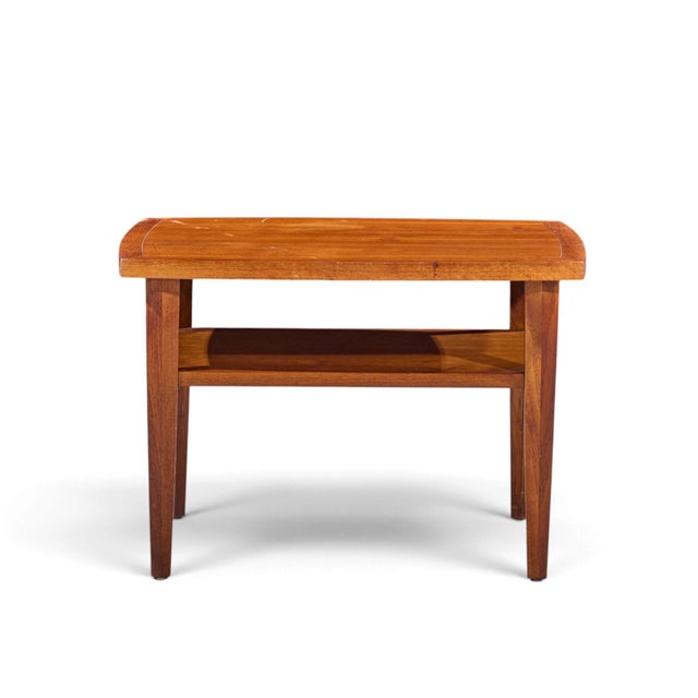 George Nakashima for Widdicomb Sundra Mid Century Walnut Side End Table This side table measures: 31 wide x 22.25 deep x...