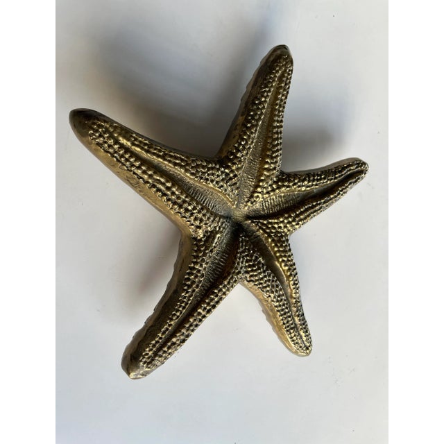 Mid-Century Modern 1970s Palm Regency Brass Starfish For Sale - Image 3 of 9