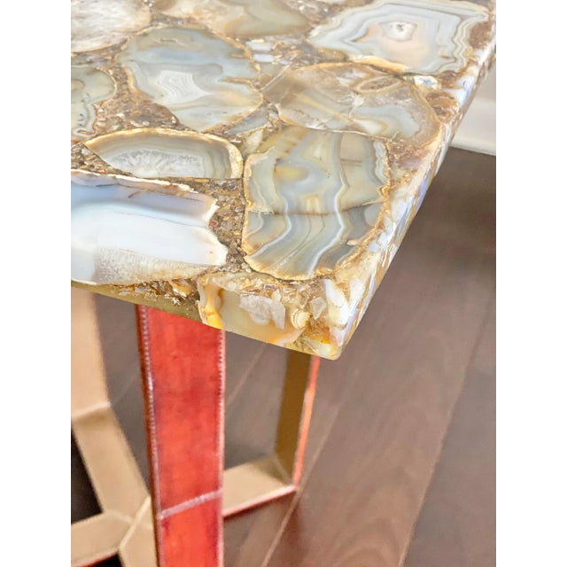 Made Goods Geode Cluster Druzy Side Table For Sale In Los Angeles - Image 6 of 13