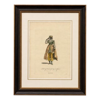 European School Artist, Habit of a Woman of Fez in Africa, 1749, Engraving For Sale