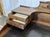 Brown Antique Louis XVI Style Desk in Walnut with Leather Top, 1800s For Sale - Image 8 of 18