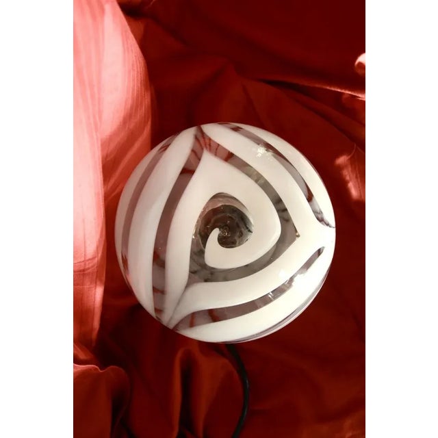 1970s Vintage Space Age Murano Table Lamp, Italy, 1970s For Sale - Image 5 of 11