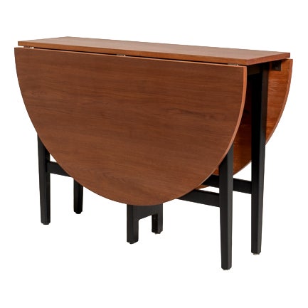 Swedish Folding Teak Table, 1960s For Sale