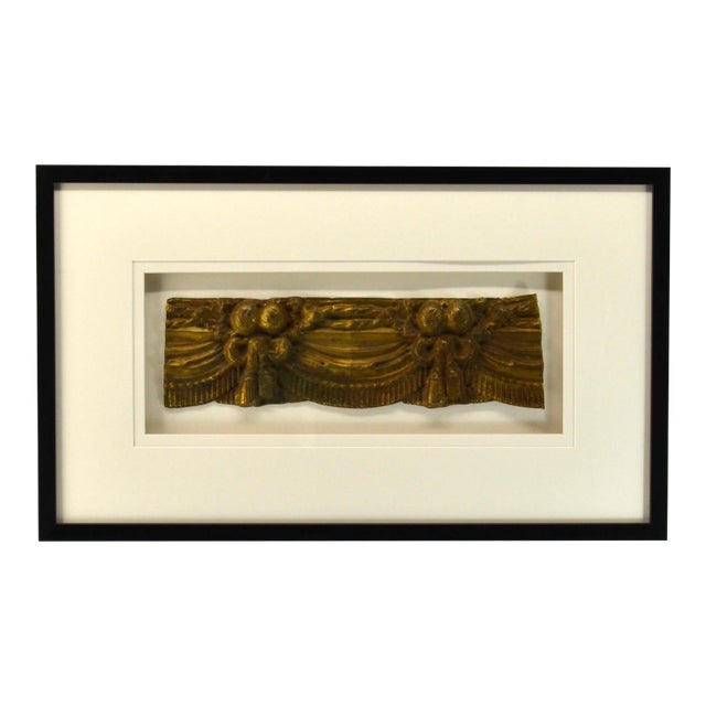 Mid 19th Century French Valance, Repousse Framed For Sale
