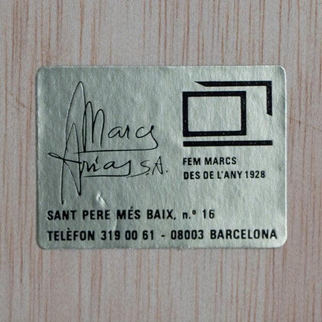 Manuel Rufi Gibert, Abstract Symbolic Composition, 1980s, Oil on Board For Sale - Image 9 of 10