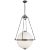 Visual Comfort Chapman & Myers for Visual Comfort Signature Modern Globe Lantern in Bronze with White Glass For Sale - Image 4 of 9
