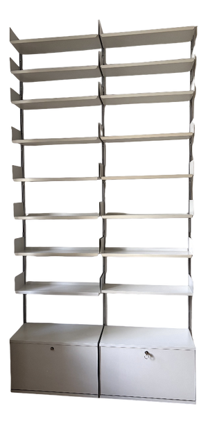 Bookshelf with 16 Shelves by Dieter Rams for Vitsoe, Germany, 1960s