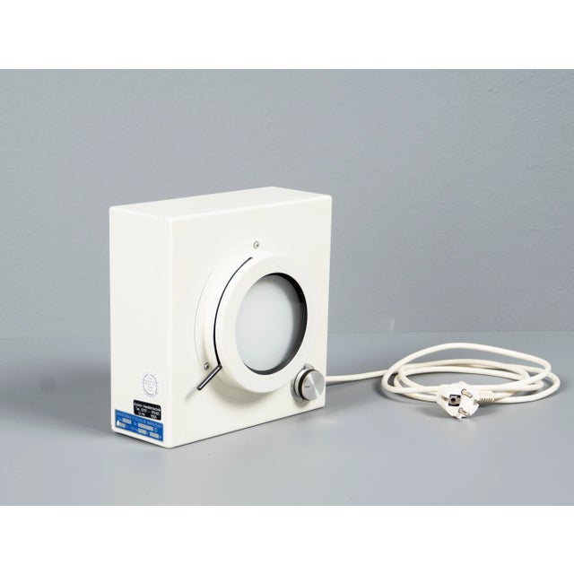 Metal German Iris Lamp, 1980s For Sale - Image 7 of 18