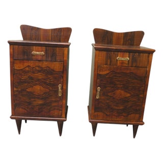 Vintage Italian Painted Bedside Tables, 1970, Set of 2 For Sale