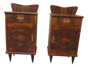 Vintage Italian Painted Bedside Tables, 1970, Set of 2