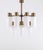 Brass Chandeliers with Opaline Shades by Hans-Agne Jakobsson, 1960s, Set of 2 For Sale - Image 6 of 9