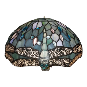 Vintage Tiffany Style Dragonfly Lamp Shade