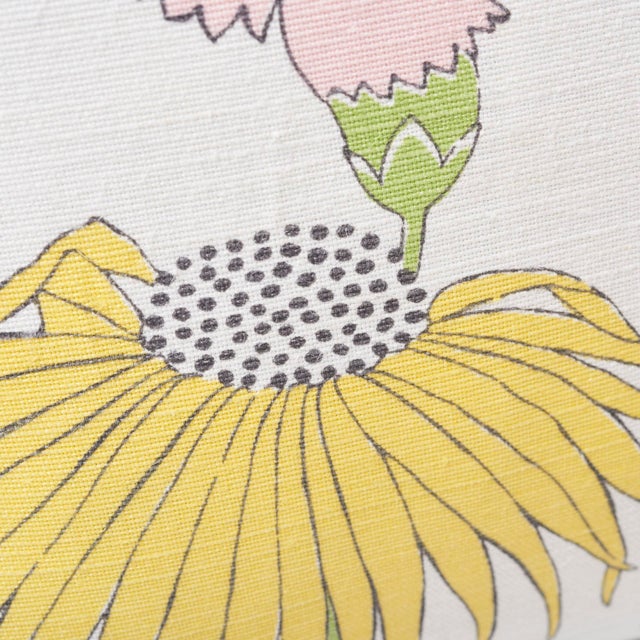 Schumacher Schumacher X Celerie Kemble Bouquet Toss Pillow in Pink Lemonade For Sale - Image 4 of 5