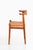 Scandinavian Modern JH-505 Cowhorn Chair in Teak and Cane attributed to Hans J. Wegner, 1952 For Sale - Image 6 of 10