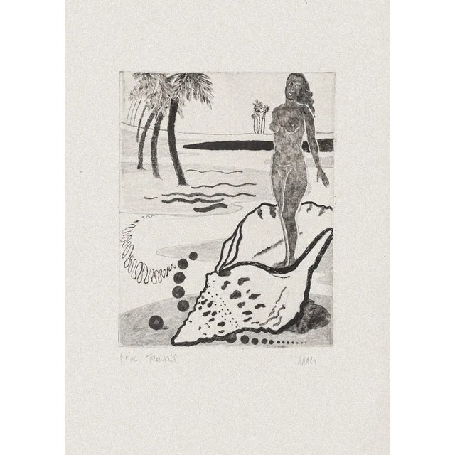 Marine Nature is an original Contemporary artwork realized in the mid-20th Century by Robert Naly (1900 - 1983). Original...