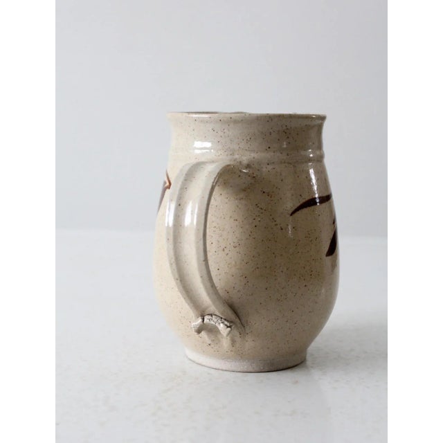 Contemporary Vintage Lakeside Pottery Pitcher For Sale - Image 3 of 9