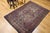 19th Century Kashan Rug, Hand-Knotted Wool, Floral Pattern, Ivory & Saffron,5x7 For Sale - Image 4 of 16