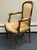Late 20th Century Louis XV Fauteuil Carved Chair For Sale In New York - Image 6 of 9